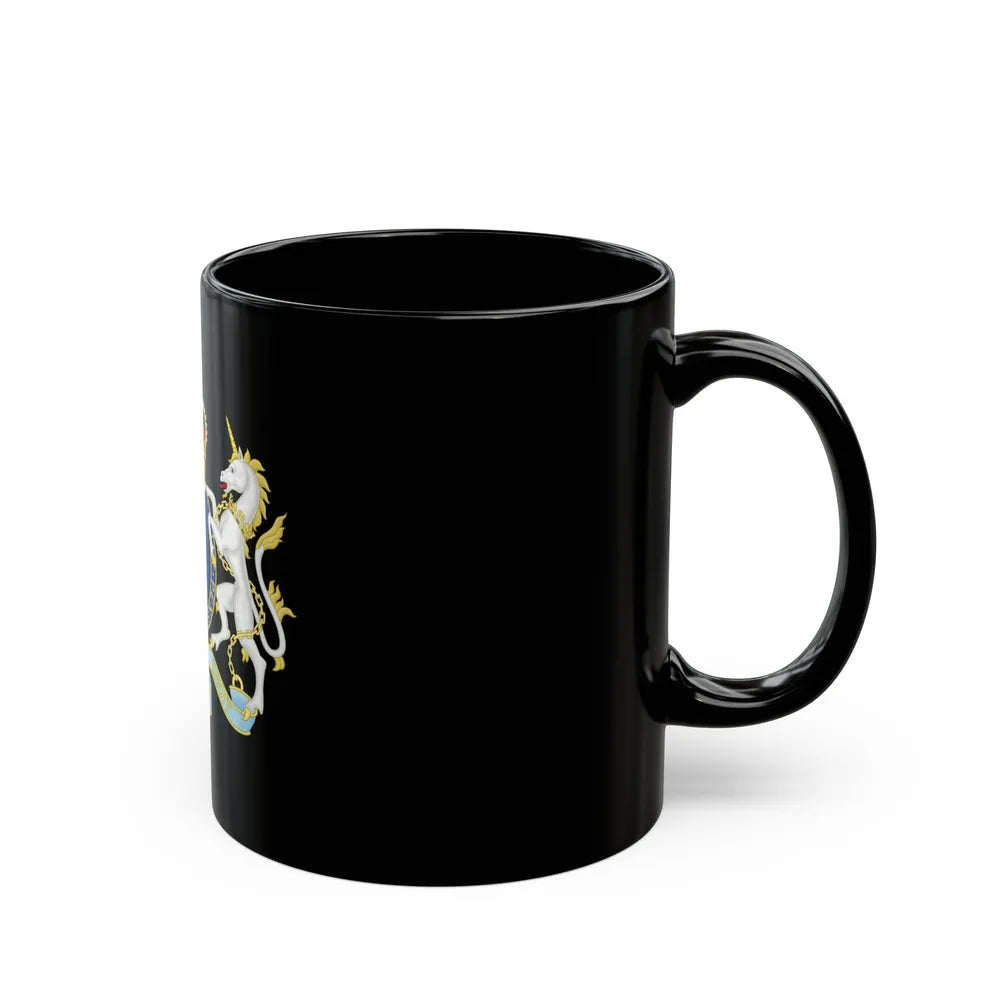 Coat of Arms of The Kingdom Ireland - Black Coffee Mug-Go Mug Yourself