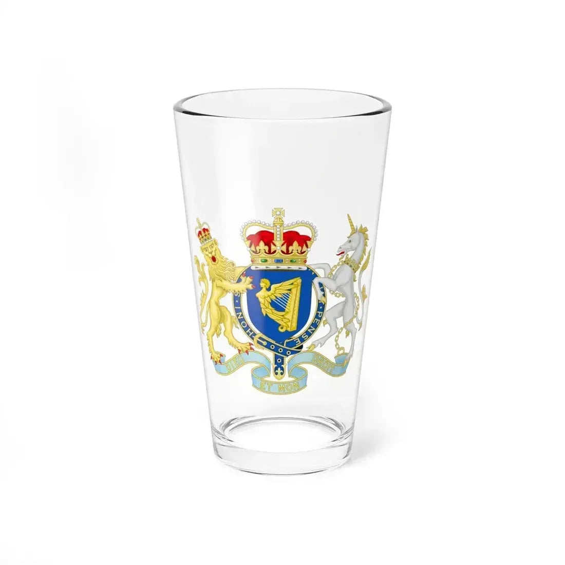 Coat of Arms of The Kingdom Ireland - Pint Glass 16oz 16oz - Go Mug Yourself