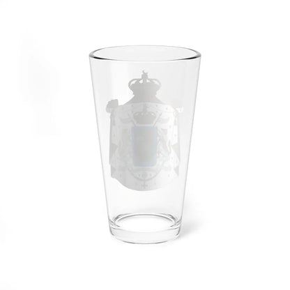 Coat of arms of the Kingdom of Araucanía and Patagonia (Argentina) (Coat of Arms) Pint Glass 16oz - Go Mug Yourself