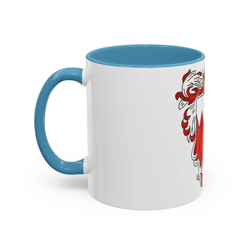 Coat of Arms of The Kingdom of Bahrain - Accent Coffee Mug - Go Mug Yourself