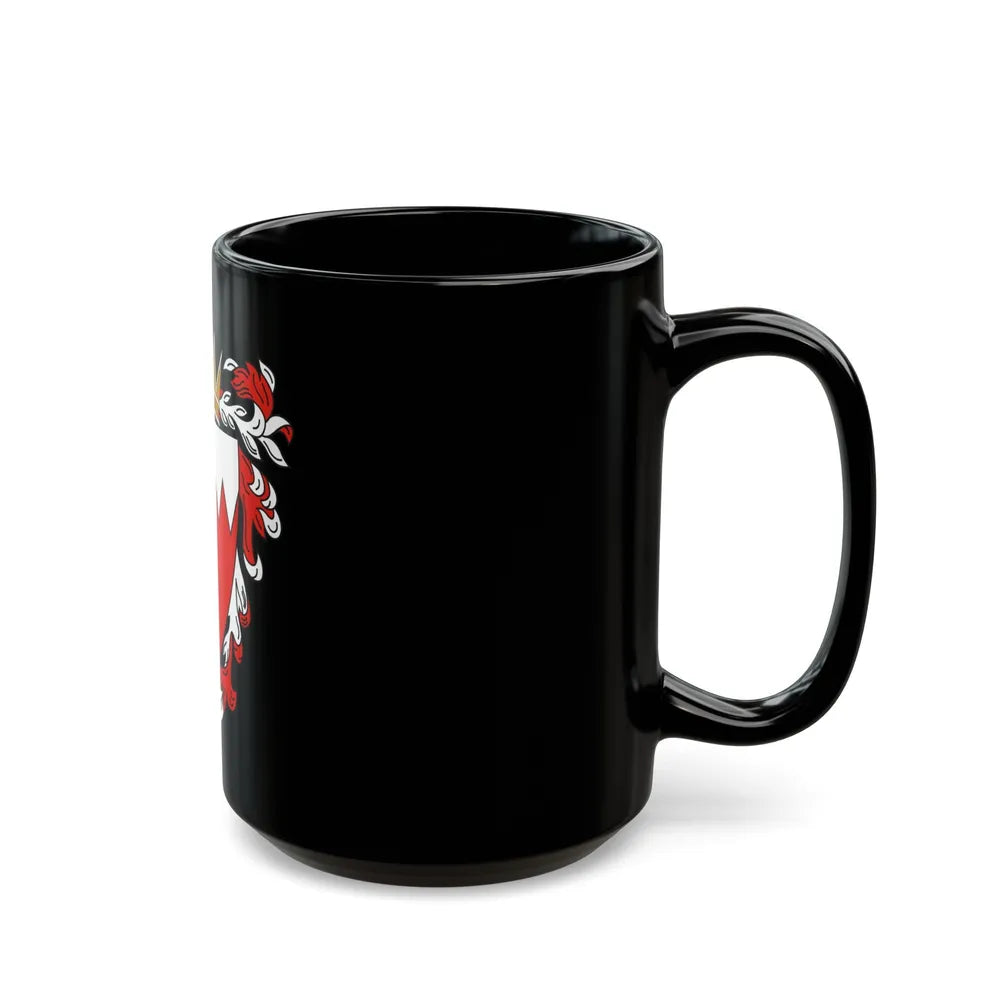 Coat of Arms of The Kingdom of Bahrain - Black Coffee Mug-Go Mug Yourself