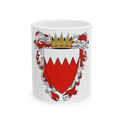 Coat of Arms of The Kingdom of Bahrain - White Coffee Mug 11oz - Go Mug Yourself