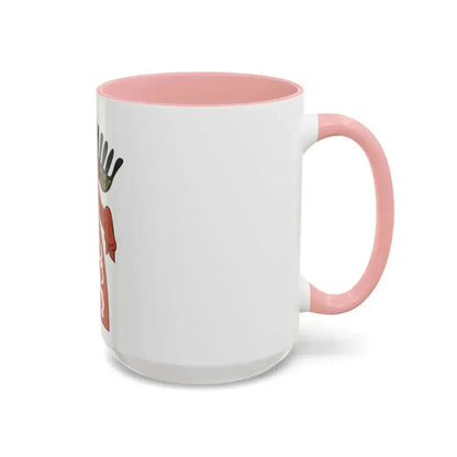 Coat of arms of the Kingdom of Bohemia (Wenceslaus II of Bohemia) - Accent Coffee Mug - Go Mug Yourself