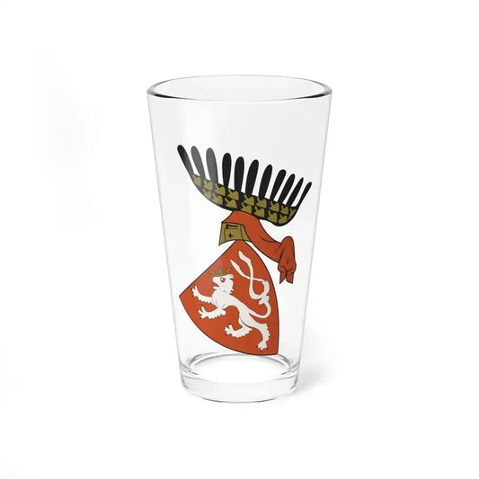Coat of arms of the Kingdom of Bohemia (Wenceslaus II of Bohemia) - Pint Glass 16oz 16oz - Go Mug Yourself