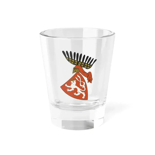 Coat of arms of the Kingdom of Bohemia (Wenceslaus II of Bohemia) - Shot Glass 1.5oz 1.5oz - Go Mug Yourself