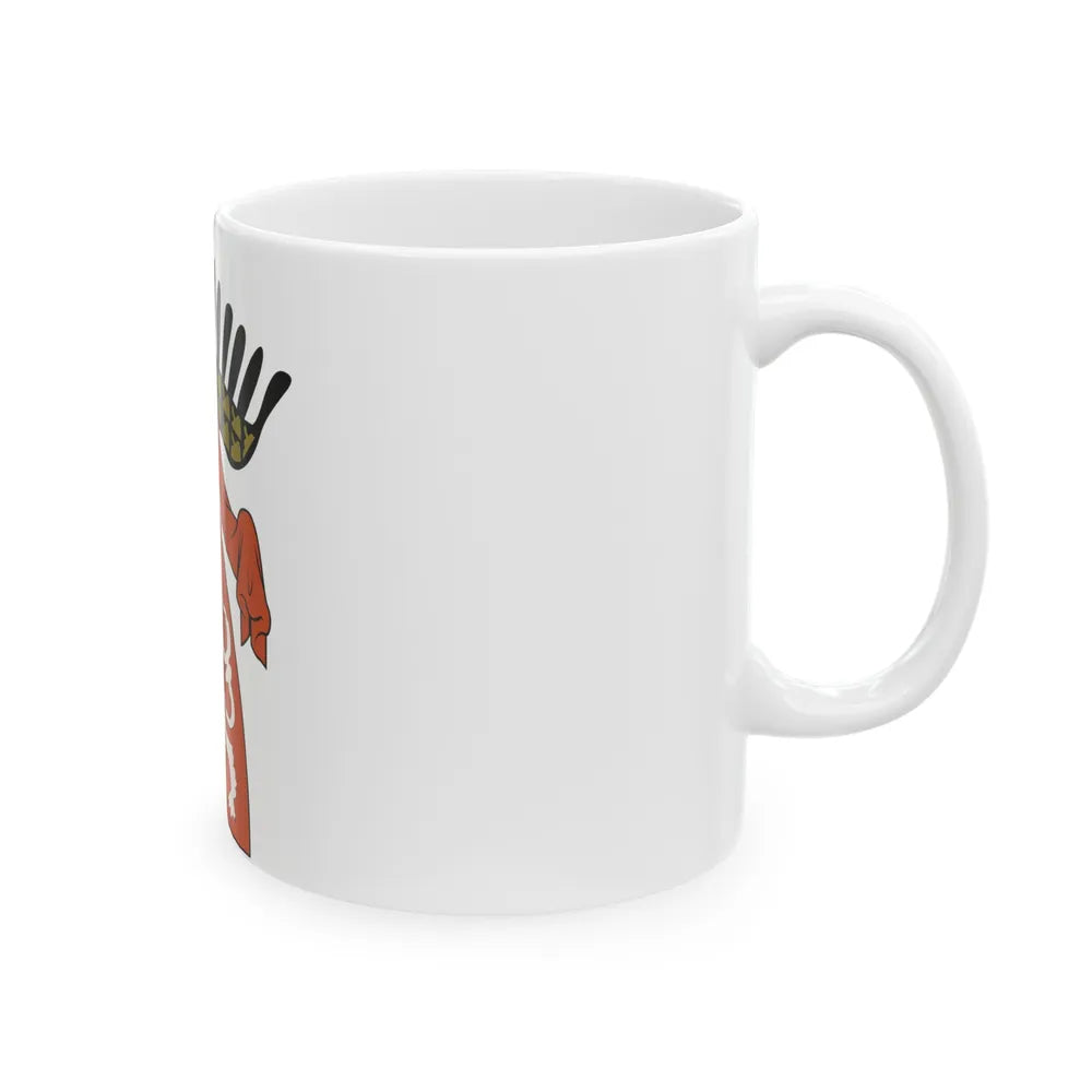 Coat of arms of the Kingdom of Bohemia (Wenceslaus II of Bohemia) - White Coffee Mug-Go Mug Yourself