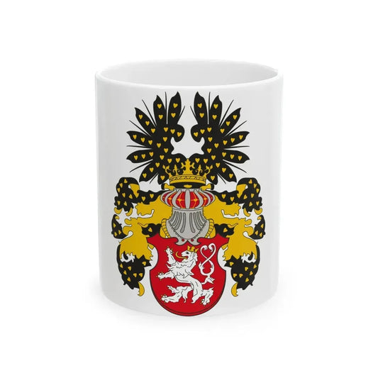 Coat of arms of the Kingdom of Bohemia - White Coffee Mug 11oz - Go Mug Yourself