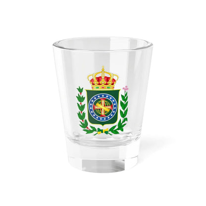 Coat of arms of the Kingdom of Brazil 1822 (Brazil) (Coat of Arms) Shot Glass 1.5oz 1.5oz - Go Mug Yourself