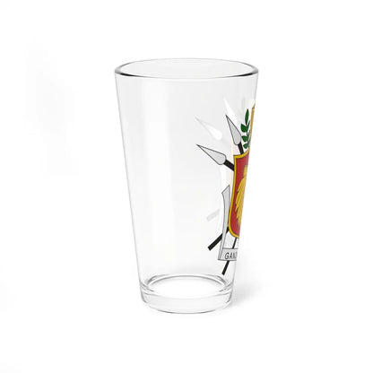 Coat of arms of the Kingdom of Burundi (Burundi) (Coat of Arms) Pint Glass 16oz - Go Mug Yourself