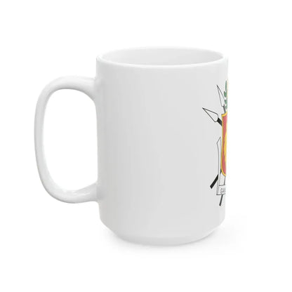 Coat of arms of the Kingdom of Burundi - White Coffee Mug - Go Mug Yourself