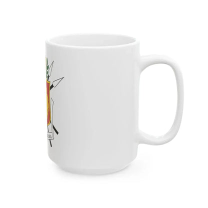 Coat of arms of the Kingdom of Burundi - White Coffee Mug - Go Mug Yourself