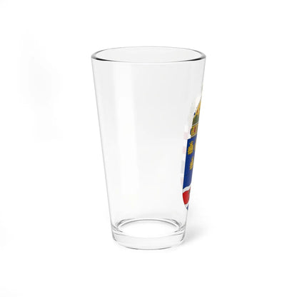 Coat of Arms of the Kingdom of Croatia-Slavonia (Croatia) (Coat of Arms) Pint Glass 16oz - Go Mug Yourself