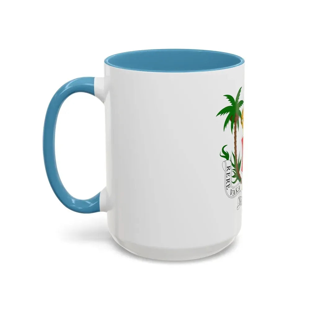 Coat of arms of the Kingdom of Fiji (1871-1874) - Accent Coffee Mug - Go Mug Yourself