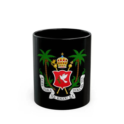 Coat of arms of the Kingdom of Fiji (1871-1874) - Black Coffee Mug 11oz - Go Mug Yourself