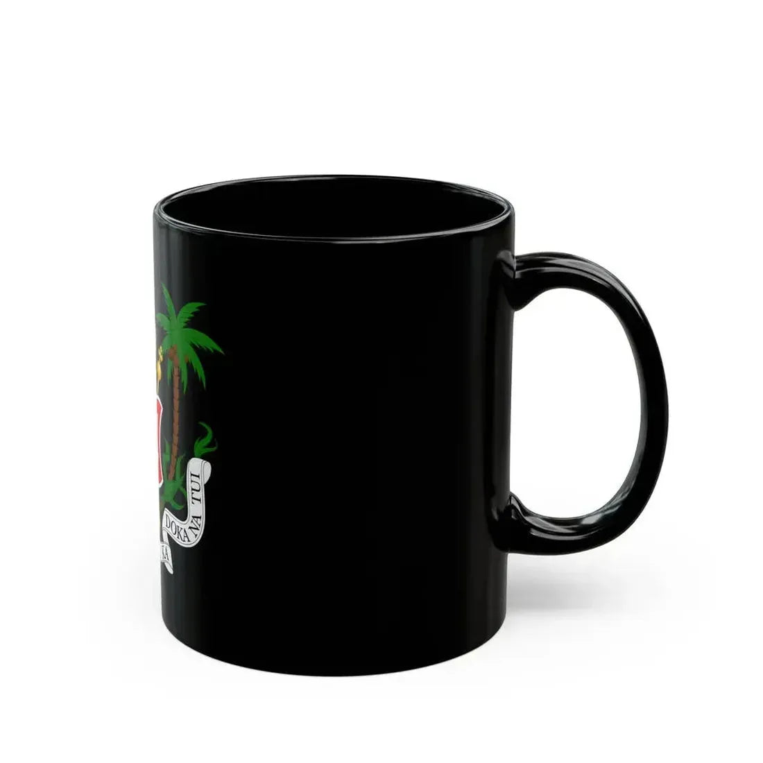 Coat of arms of the Kingdom of Fiji (1871-1874) - Black Coffee Mug - Go Mug Yourself