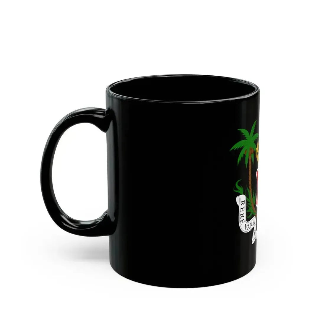 Coat of arms of the Kingdom of Fiji (1871-1874) - Black Coffee Mug - Go Mug Yourself