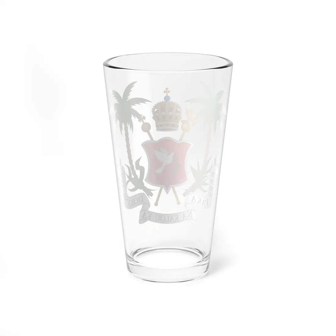 Coat of arms of the Kingdom of Fiji 1871-1874 (Fiji) (Coat of Arms) Pint Glass 16oz - Go Mug Yourself