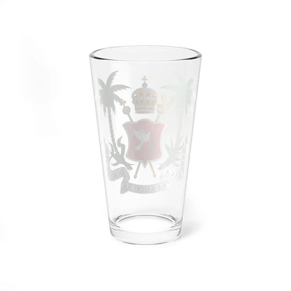 Coat of arms of the Kingdom of Fiji 1871-1874 (Fiji) (Coat of Arms) Pint Glass 16oz - Go Mug Yourself