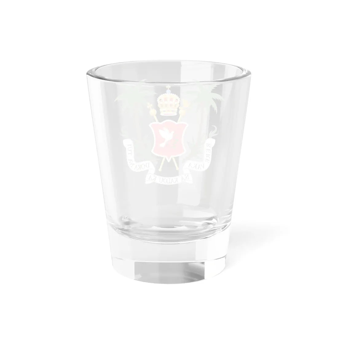 Coat of arms of the Kingdom of Fiji 1871-1874 (Fiji) (Coat of Arms) Shot Glass 1.5oz - Go Mug Yourself