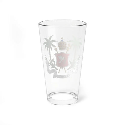 Coat of arms of the Kingdom of Fiji (1871-1874) - Pint Glass 16oz-Go Mug Yourself