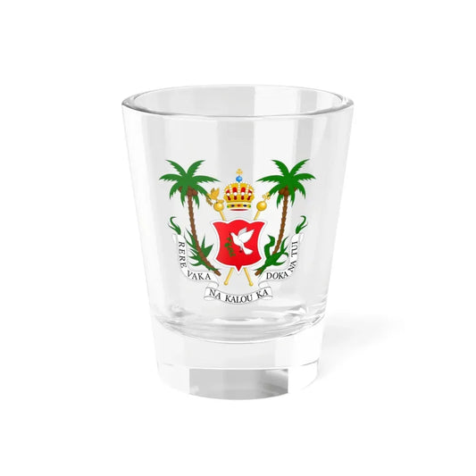 Coat of arms of the Kingdom of Fiji (1871-1874) - Shot Glass 1.5oz 1.5oz - Go Mug Yourself