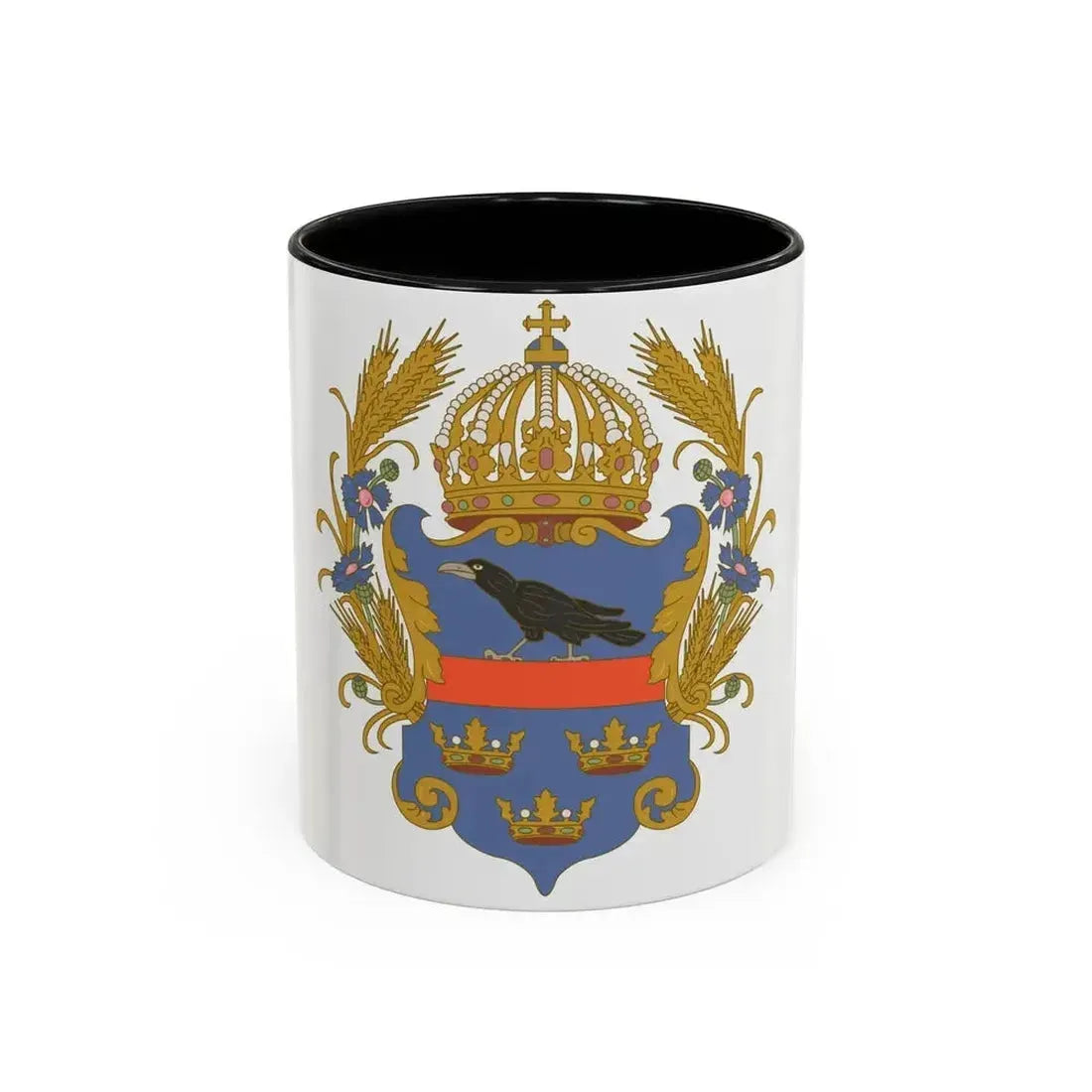 Coat of arms of the Kingdom of Galicia and Lodomeria - Accent Coffee Mug 11oz Black - Go Mug Yourself