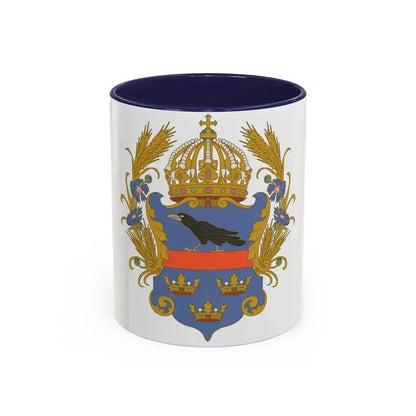 Coat of arms of the Kingdom of Galicia and Lodomeria - Accent Coffee Mug 11oz Navy - Go Mug Yourself