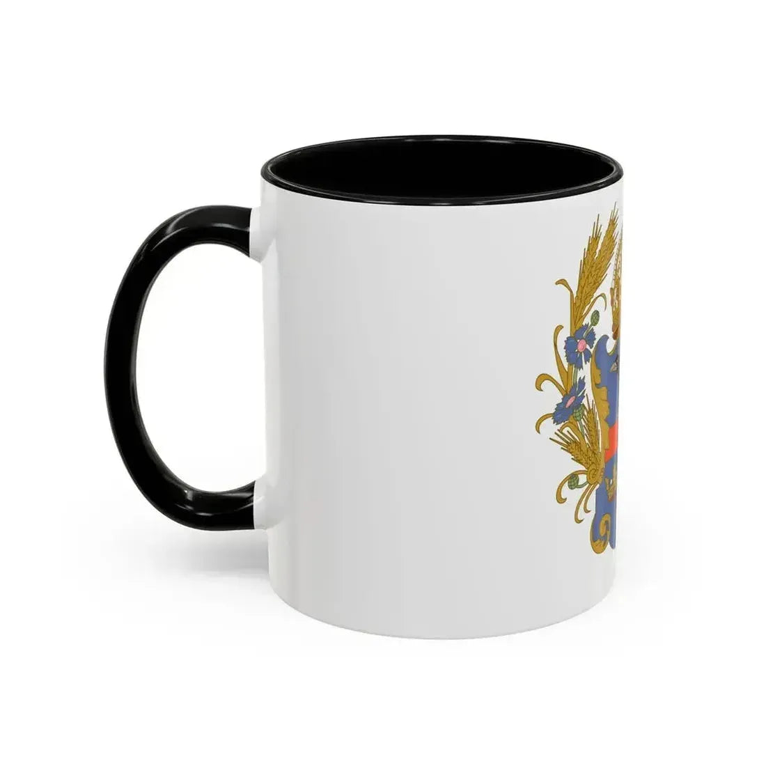 Coat of arms of the Kingdom of Galicia and Lodomeria - Accent Coffee Mug - Go Mug Yourself