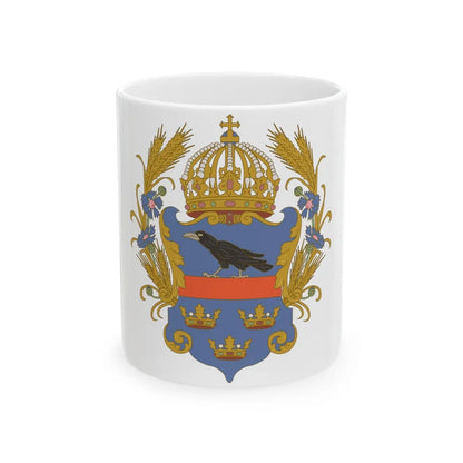 Coat of arms of the Kingdom of Galicia and Lodomeria - White Coffee Mug-11oz-Go Mug Yourself