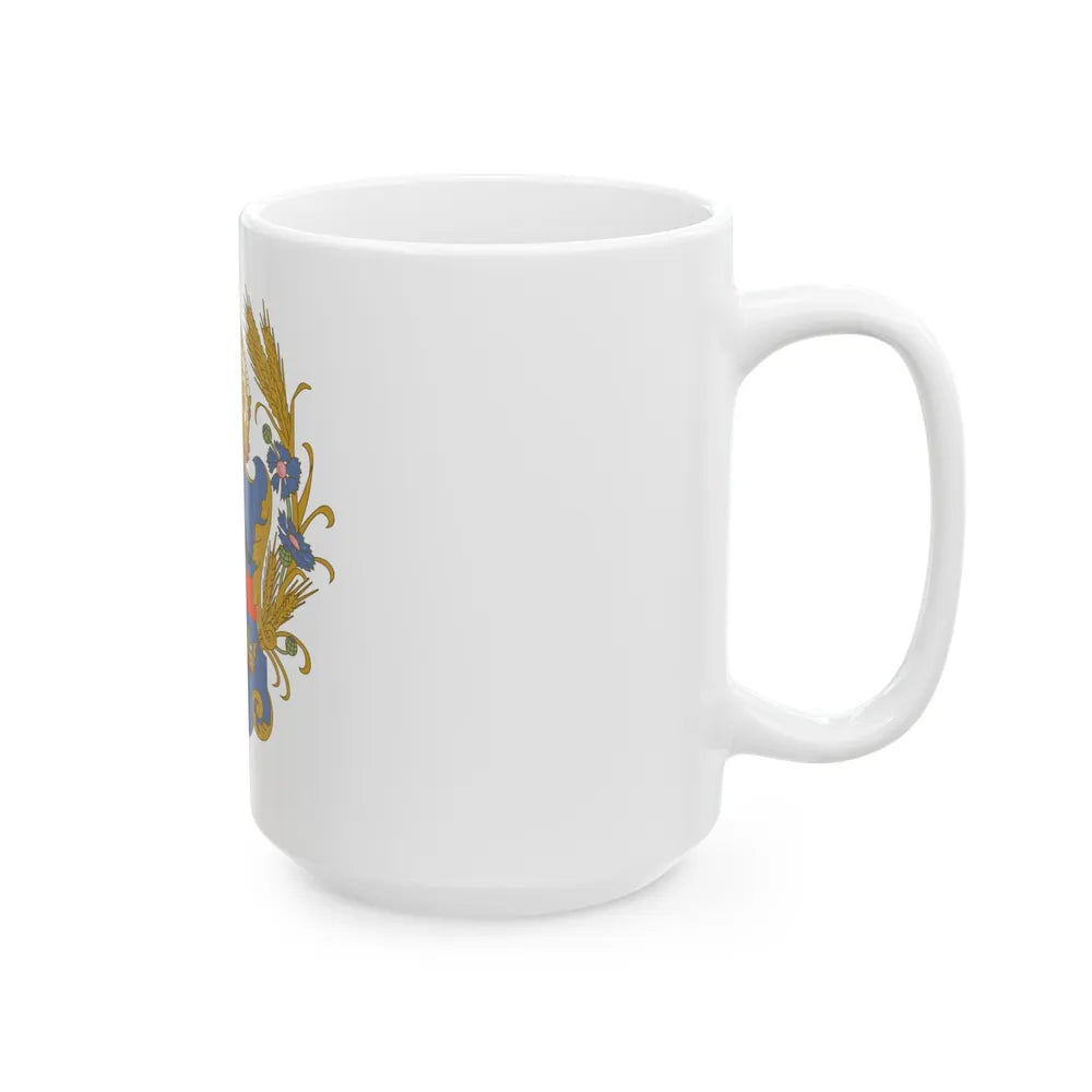 Coat of arms of the Kingdom of Galicia and Lodomeria - White Coffee Mug-Go Mug Yourself