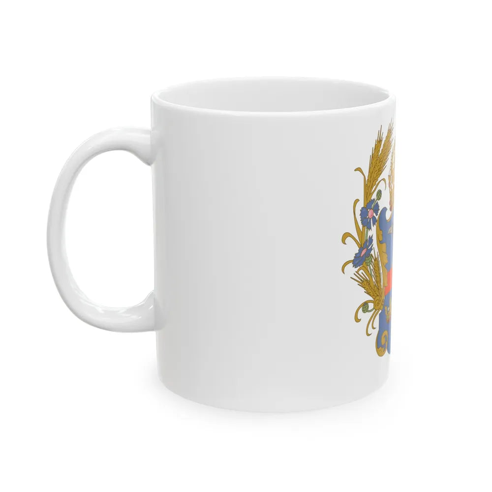 Coat of arms of the Kingdom of Galicia and Lodomeria - White Coffee Mug-Go Mug Yourself