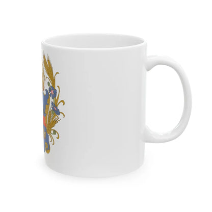 Coat of arms of the Kingdom of Galicia and Lodomeria - White Coffee Mug-Go Mug Yourself