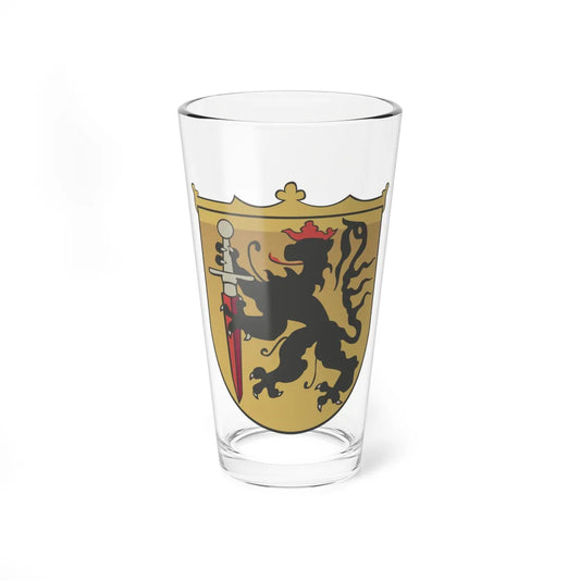 Coat of arms of the Kingdom of Georgia (Georgia) (Coat of Arms) Pint Glass 16oz 16oz - Go Mug Yourself