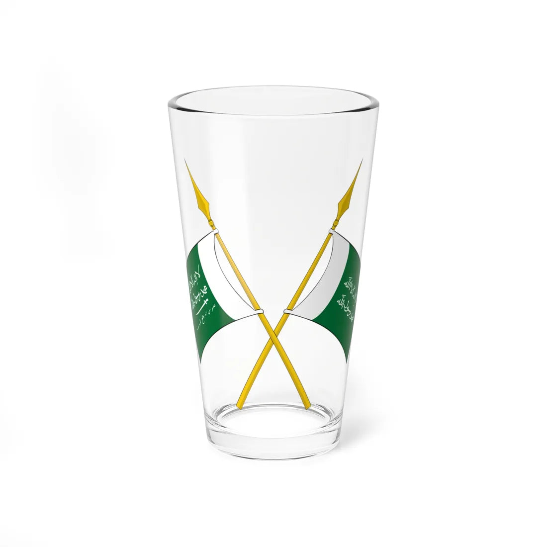 Coat of arms of the Kingdom of Hejaz and Nejd (Saudi Arabia) (Coat of Arms) Pint Glass 16oz 16oz - Go Mug Yourself