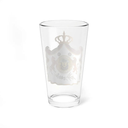 Coat of arms of the Kingdom of Iraq 1921-1958 (Iraq) (Coat of Arms) Pint Glass 16oz - Go Mug Yourself