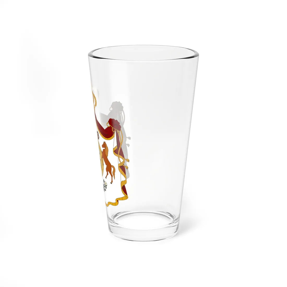 Coat of arms of the Kingdom of Iraq 1921-1958 (Iraq) (Coat of Arms) Pint Glass 16oz - Go Mug Yourself