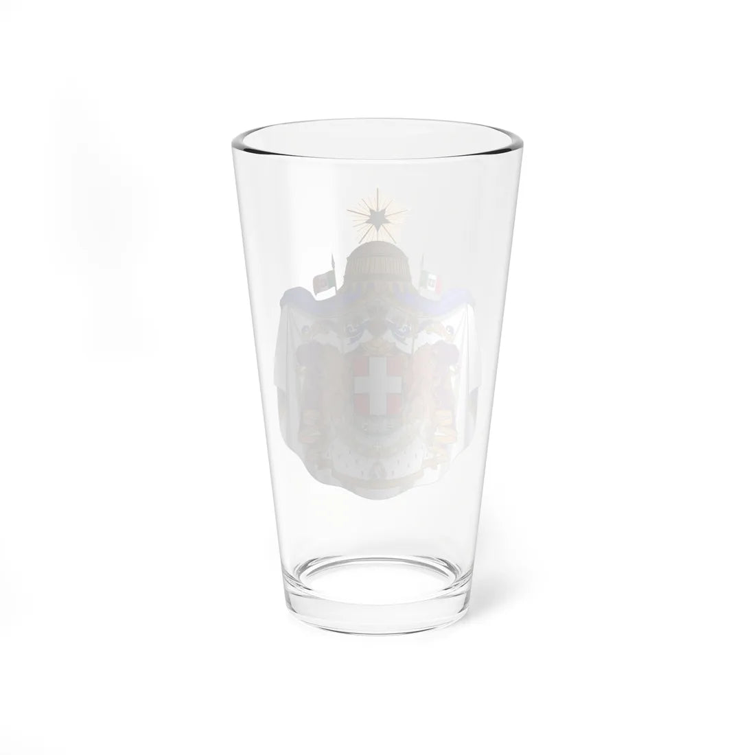 Coat of arms of the Kingdom of Italy 1870 (Italy) (Coat of Arms) Pint Glass 16oz - Go Mug Yourself