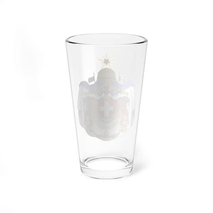 Coat of arms of the Kingdom of Italy 1870 (Italy) (Coat of Arms) Pint Glass 16oz - Go Mug Yourself