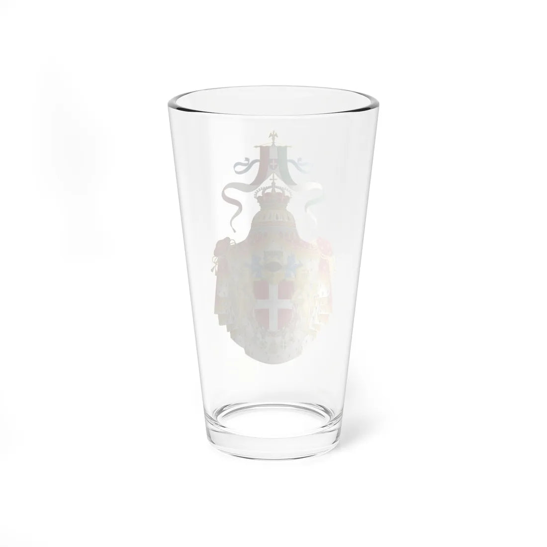 Coat of arms of the Kingdom of Italy 1890 (Italy) (Coat of Arms) Pint Glass 16oz - Go Mug Yourself