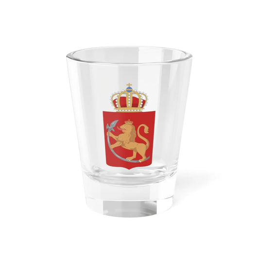 Coat of arms of the Kingdom of Norway 1814 (Norway) (Coat of Arms) Shot Glass 1.5oz 1.5oz - Go Mug Yourself