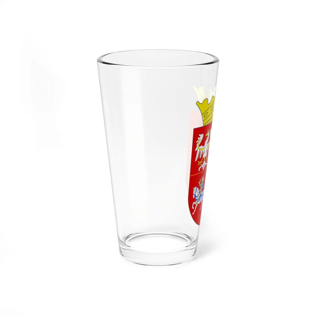 Coat of arms of the Kingdom of Poland and the Grand Duchy of Lithuania (Lithuania) (Coat of Arms) Pint Glass 16oz - Go Mug Yourself