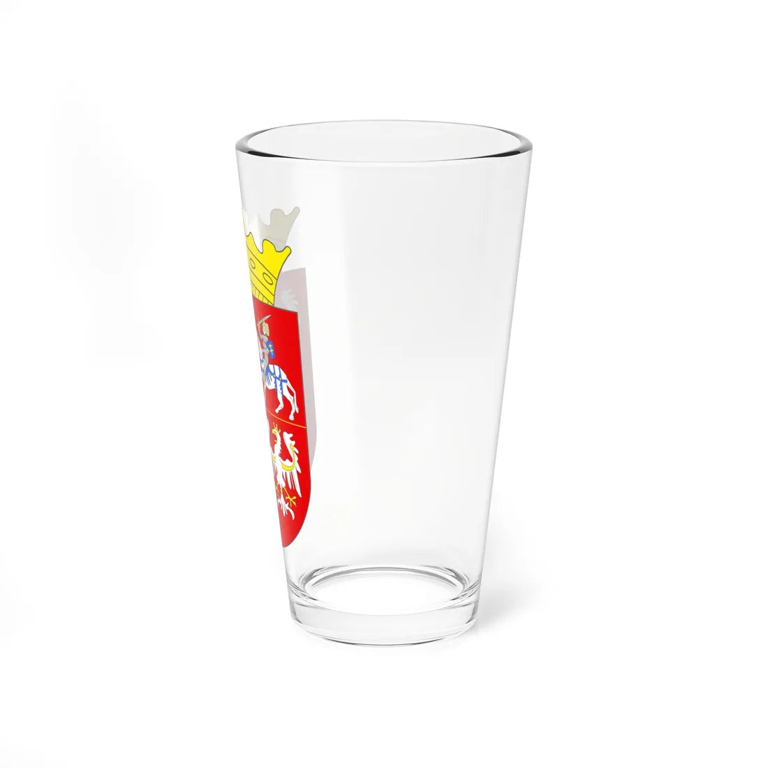 Coat of arms of the Kingdom of Poland and the Grand Duchy of Lithuania (Lithuania) (Coat of Arms) Pint Glass 16oz - Go Mug Yourself