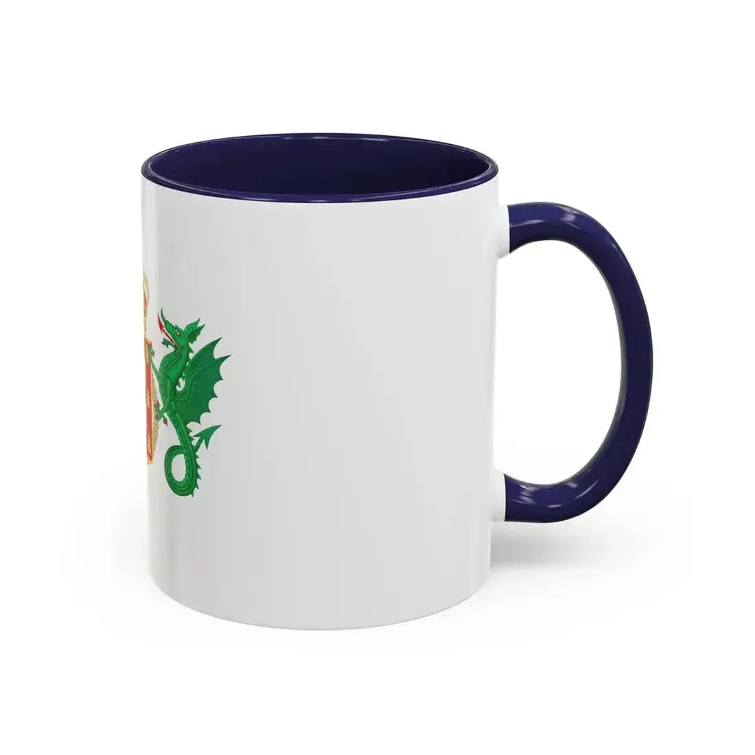 Coat of Arms of the Kingdom of Portugal 1640-1910 - Accent Coffee Mug - Go Mug Yourself