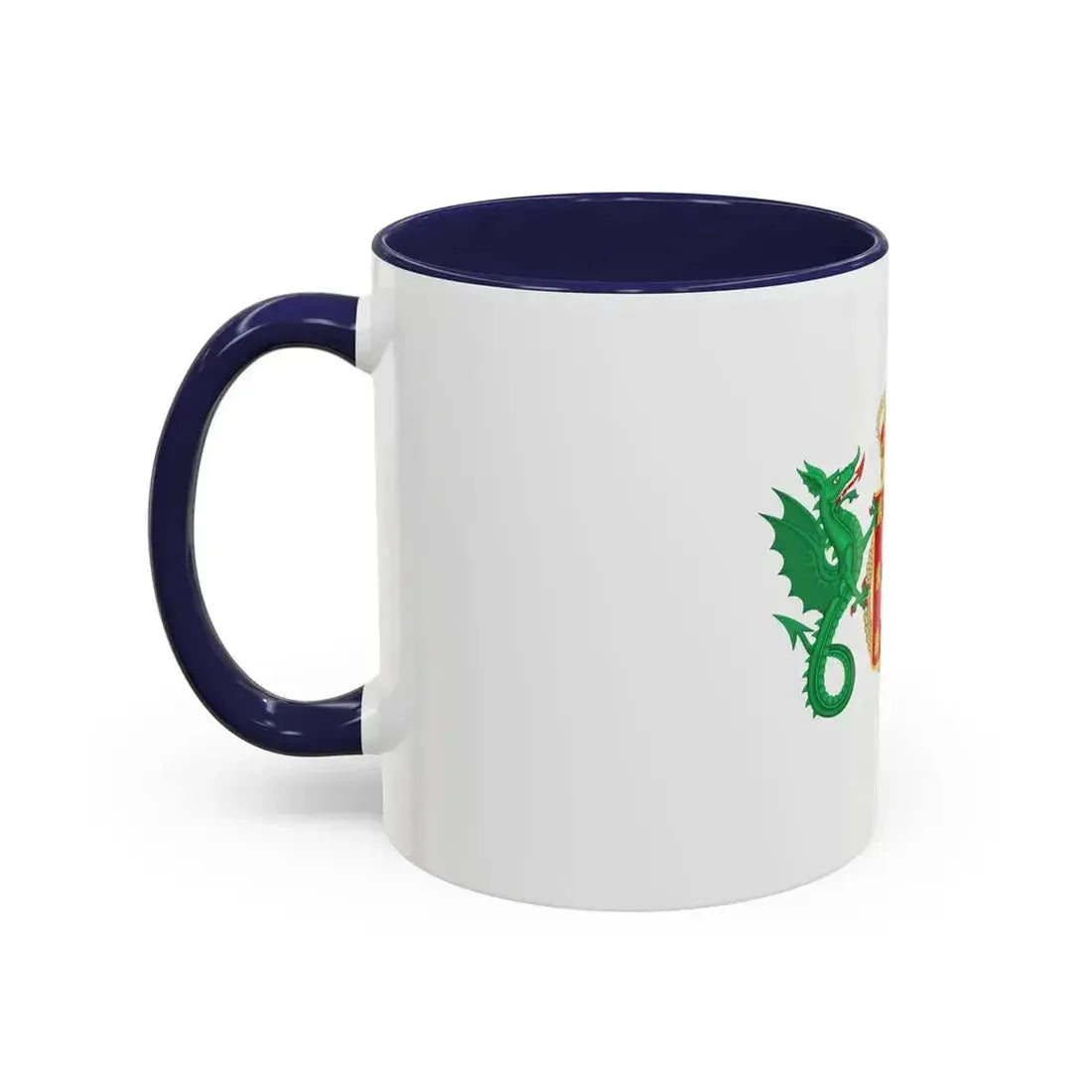 Coat of Arms of the Kingdom of Portugal 1640-1910 - Accent Coffee Mug - Go Mug Yourself
