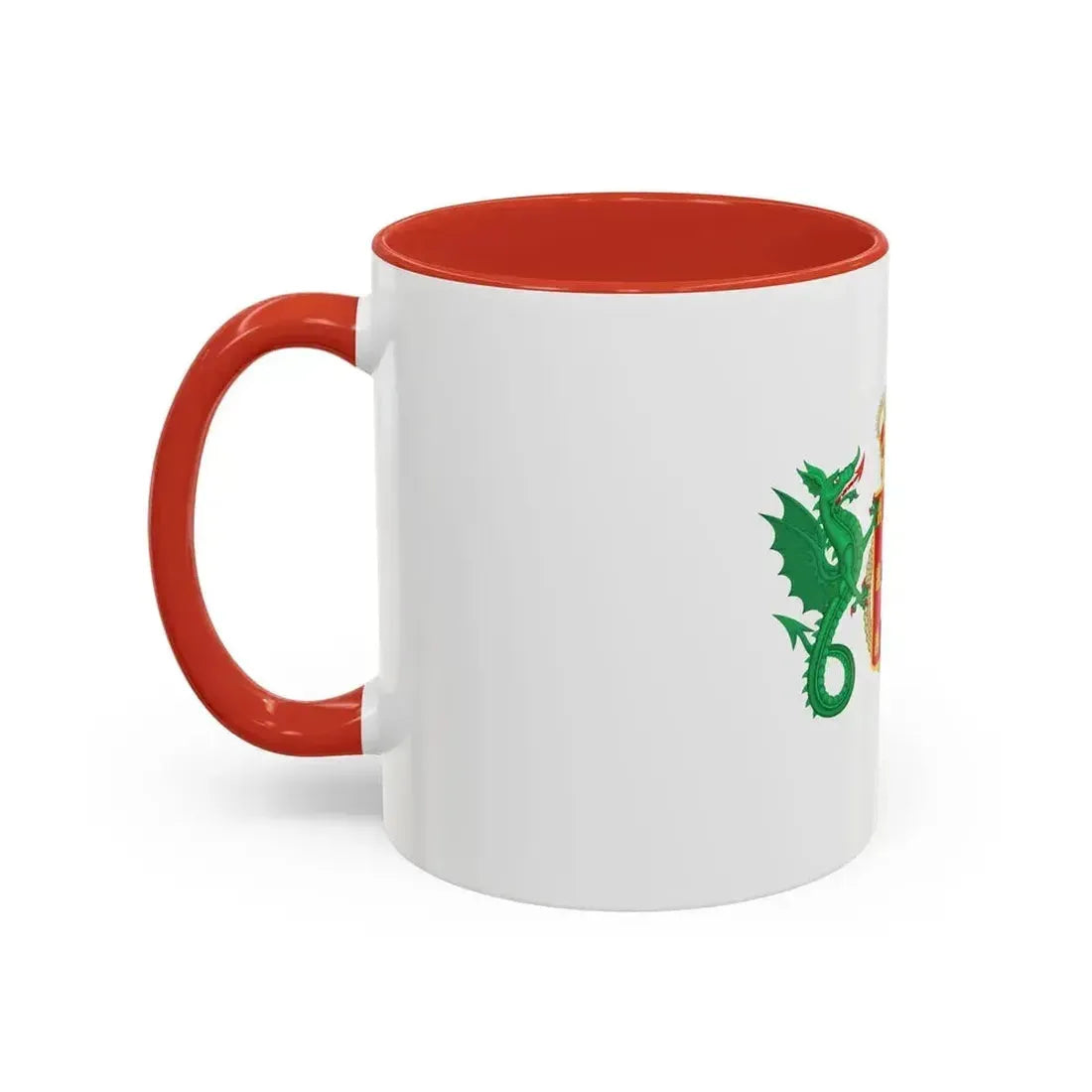 Coat of Arms of the Kingdom of Portugal 1640-1910 - Accent Coffee Mug - Go Mug Yourself