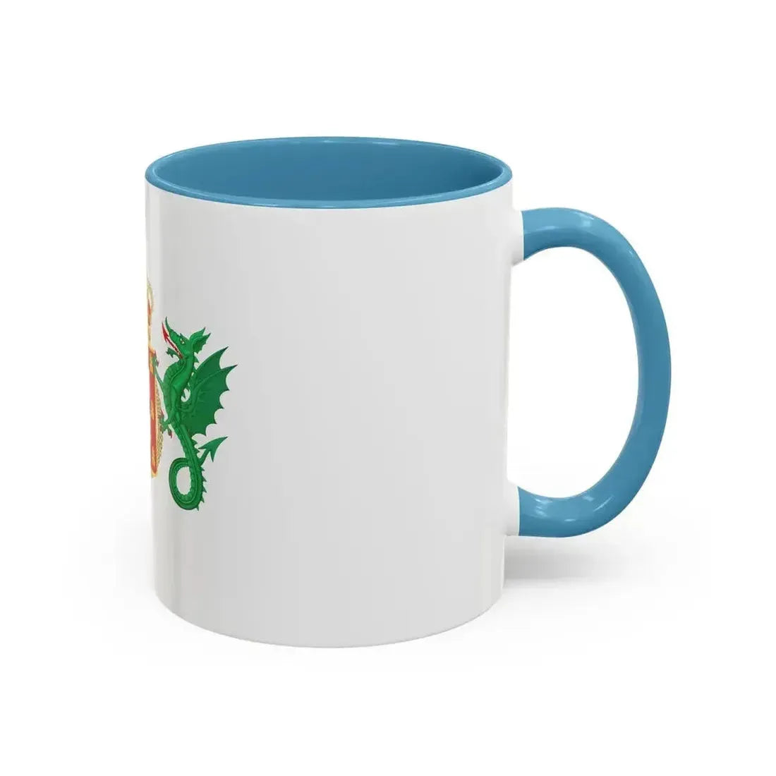 Coat of Arms of the Kingdom of Portugal 1640-1910 - Accent Coffee Mug - Go Mug Yourself