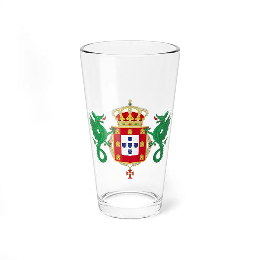 Coat of Arms of the Kingdom of Portugal 1640-1910 - Pint Glass 16oz-16oz-Go Mug Yourself