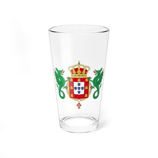Coat of Arms of the Kingdom of Portugal 1640-1910 - Pint Glass 16oz 16oz - Go Mug Yourself