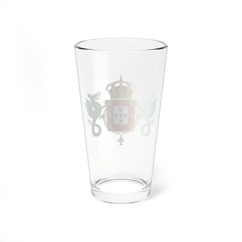 Coat of Arms of the Kingdom of Portugal 1640-1910 - Pint Glass 16oz-Go Mug Yourself