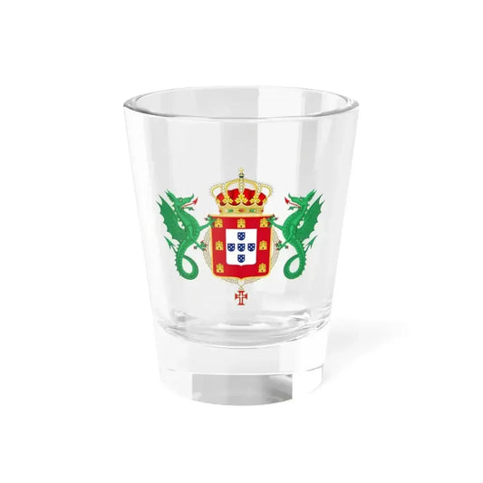 Coat of Arms of the Kingdom of Portugal 1640-1910 - Shot Glass 1.5oz 1.5oz - Go Mug Yourself